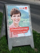 SP-Plakat Pamela Rendi-Wagner zur Nationalratswahl 2019